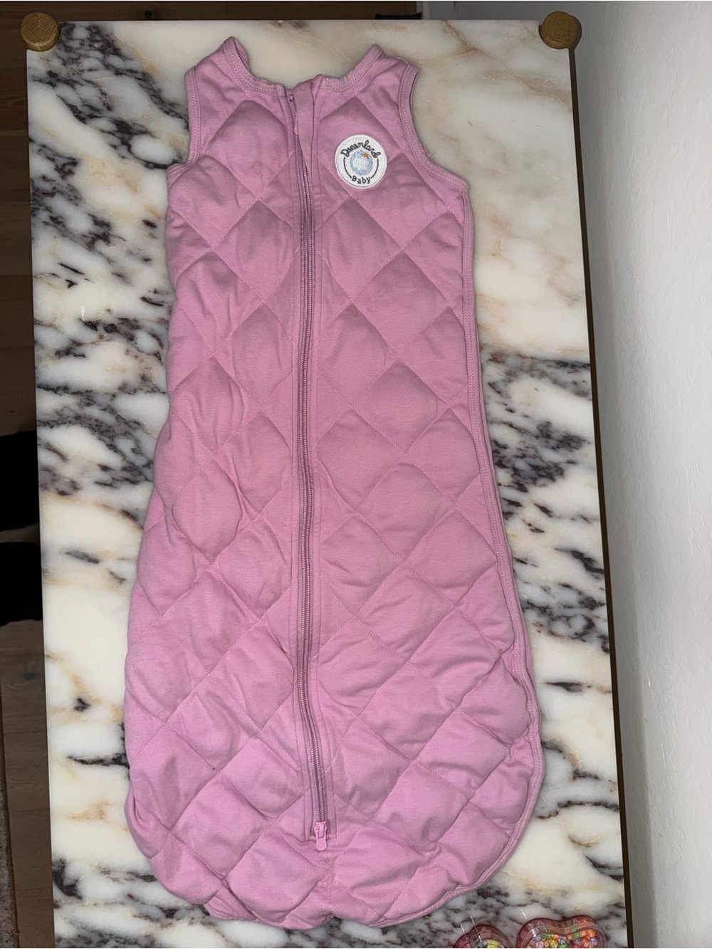Dreamland Baby Soft Pink Sleeveless Baby Sleep Sack